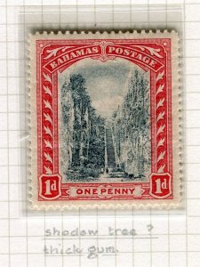 BAHAMAS; 1911 Queen's Staircase Mint Shade of 1d. value + Minor PLATE FLAW