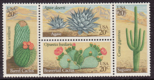 United States #1945a Desert Plants MNH, Please see description.
