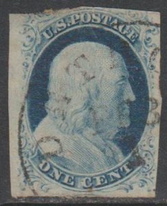 U.S.  Scott #9 Stamp - Used Single