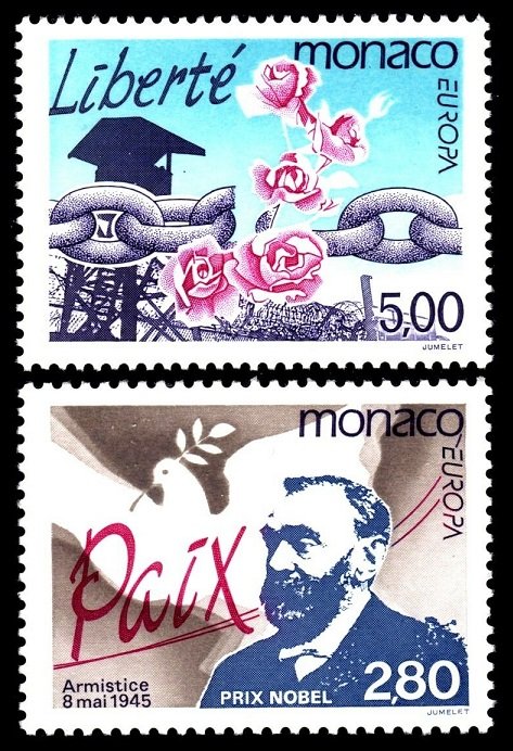 1995 Monaco 2030-2031 Europa Cept 4,50 €