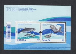 Canada #2387 (2010 Marine Life sheet of 2)  VFMNH CV $3.00