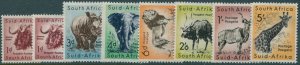 South Africa 1954 SG152-163 Wild Animals (8) MLH