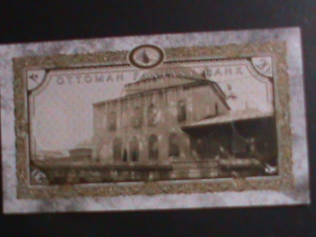 ​TURKEY-OTTOMAN -COLLECTIBLE 20 UVRE UNCIRCULATED-POLYMAR-NOTE VERY FINE