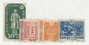 Japan Sc #375-378  set of 4 used VF