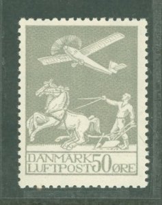 Denmark #C4 Mint (NH) Single