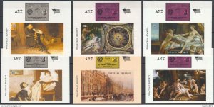 L0423 Art Allegri Riviere Springer Society Of Philatelic Americans 6Bl Mnh