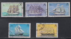Bermuda # 337-341, Tall Ships Race, Used, 1/3 Cat.