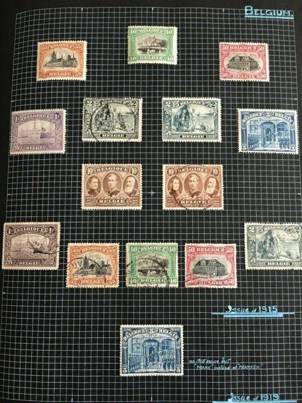 Belgium Good 1850s/1950s M&U Collection(Aprx 800)GM957