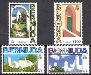 Bermuda Sc# 461-464 MNH 1985 Architecture