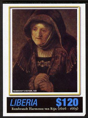 Liberia 2006 400th Birth Anniversary of Rembrandt Harmenz...