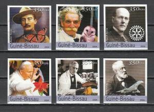 Guinea Bissau, 2004 issue. Personalities, IMPERF issue.