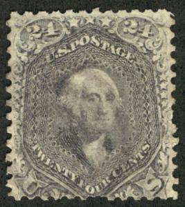 US #78b SCV $425.00 VF used, faintly canceled, seldom seen with such a light ...