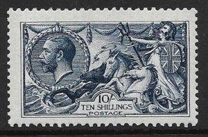 Sg 402 10/- Intense Deep Shade Waterlow Seahorse UNMOUNTED MINT
