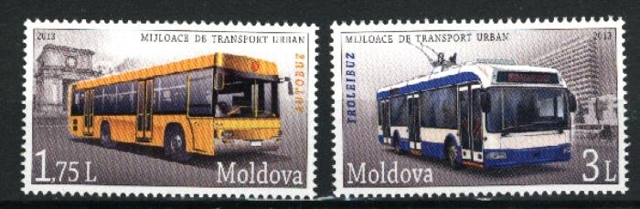 Moldova   Buses  Mint NH VF 2013 PD