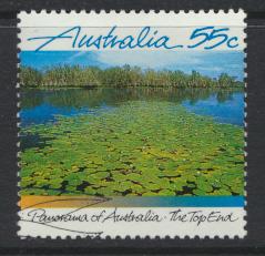 Australia  SG 1162   SC#1099 with First Day Cancel Flooded Landscape Arnhem Land