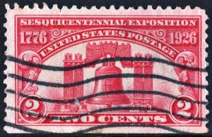 SC#627 2¢ Liberty Bell Issue (1926) Used