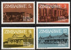 Zimbabwe Sc #434-437 MNH