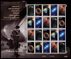 US Scott 3384-88 Hubble Space 33c Mint NH pane of 20