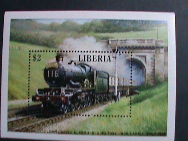 LIBERIA- LOCO MOTIVES-THE BRISTOLIAN TRAIN-S/S MNH-VERY FINE