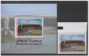 2010 Djibouti Block FIFA World Cup South Africa World Cup Football Mi. Bl. 165-