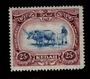 MALAYA Kedah Scott 37 mint hinged