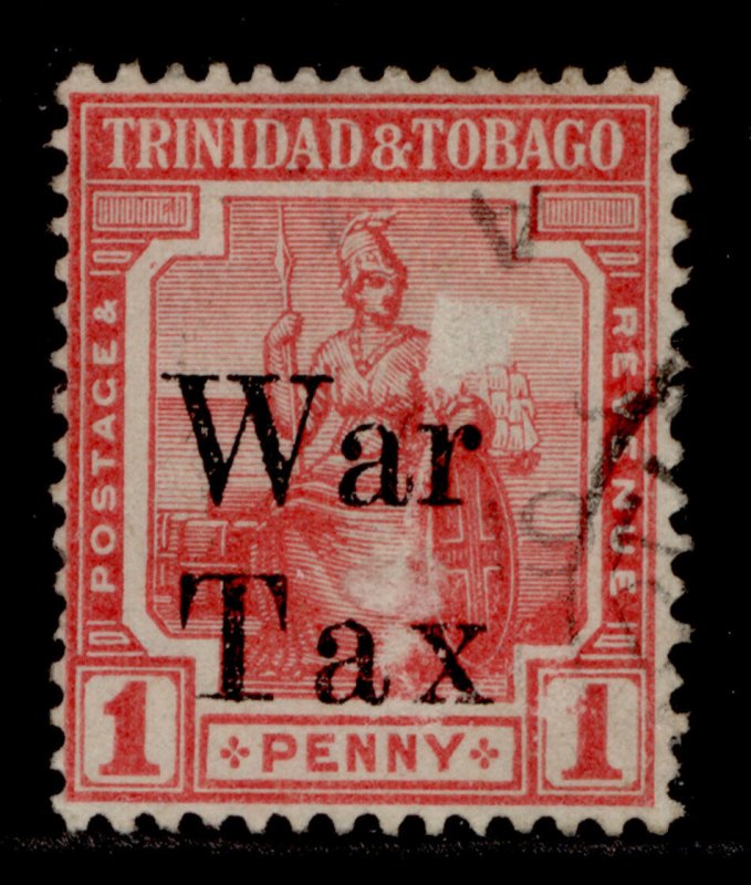 TRINIDAD & TOBAGO GV SG189, 1d scarlet, FINE USED. Cat £25.