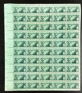 1106  Minnesota Statehood Centennial   MNH 3 cent sheet of 50  1958