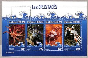 A3598-Togo ERROR MISSPERF 2019 Nature CRUSTACEAN SEA LIFE Marine Animals