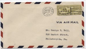 1932 8ct winged globe C17 first day cover [y8895]