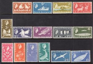 South Georgia 1-15 Animals MNH VF