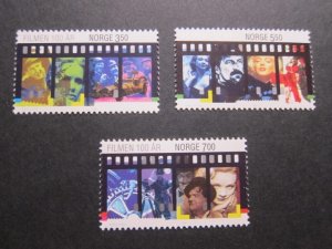 Norway 1996 Sc 1134-1136 set MNH