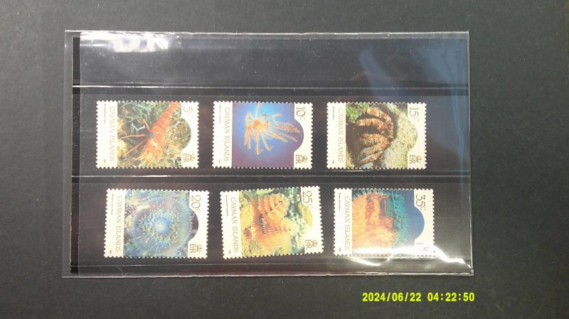 Cayman Islands 1986 Sealife Definitive Issue Scott# 562-573 complete MNH XF (12)