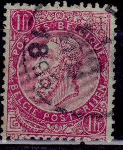 Belgium, 1893-1900, King Leopold, 10c, sc#66, used