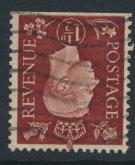 Great Britain SG 464wi missing perf margin Watermark inverted Used 