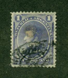 Argentina 1873 SC# 22 U