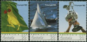 Australia 1986 SG1036 America's Cup Victory set MLH