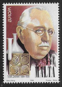 Malta #829 14c Europa - Sir Themistocles Zammit ~ MNH