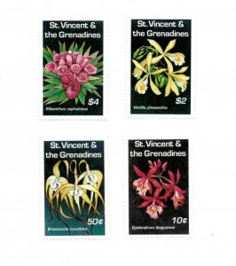 St. Vincent 1994 SC# 2035-42 Orchids II, Flowers, Flora - Set of 4 Stamps - MNH