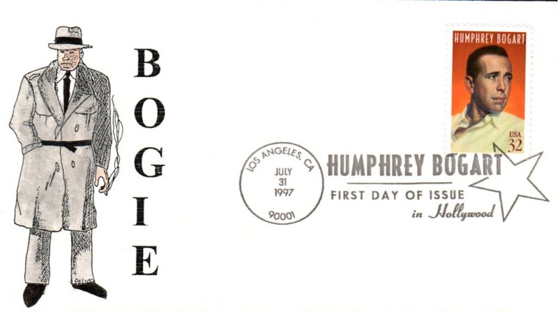 #3152 Humphrey Bogart Therome FDC