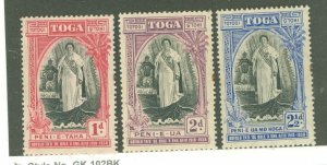 Tonga #70-72  Single (Complete Set) (Queen)