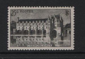 France  #496   MNH  1944  Chateau  25fr