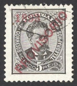 Portugal Sc# 88 Used 1893 5r overprint King Luiz