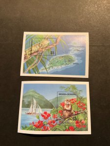 Stamps Grenada-Grenadines 785-6 never hinged