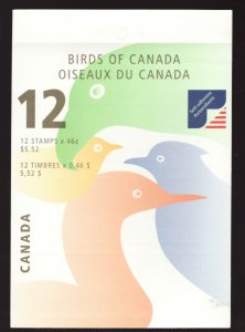 Uni. #BK225b - Canada 2000 - Birds - Booklet - superfleas - cv$16