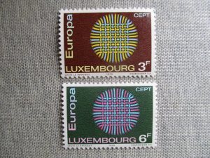 Luxembourg, Scott# 489-490, MNH