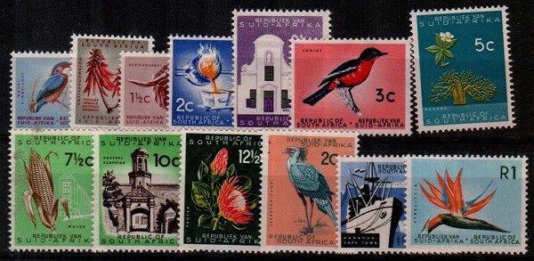 South Africa Scott 254-66 Mint hinged (Catalog Value $46.85)