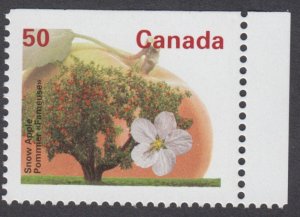 Canada - #1365as Snow Apple Tree, Booklet Stamp, CBN Printing, Perf. 13.1 - MNH