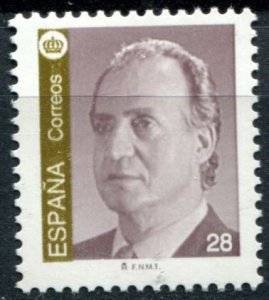 Spain Sc#2724 MNH, 28p vio brn, King Juan Carlos I (1993-2000) (1993)