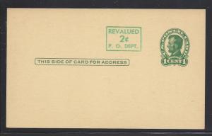 UX40, **HEAD 2**, CANARY, FRESH POST CARD, UNUSED