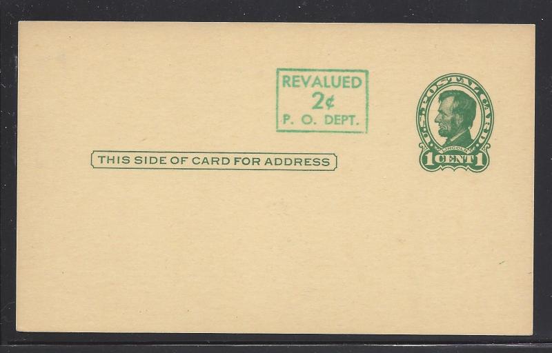 UX40, **HEAD 2**, CANARY, FRESH POST CARD, UNUSED